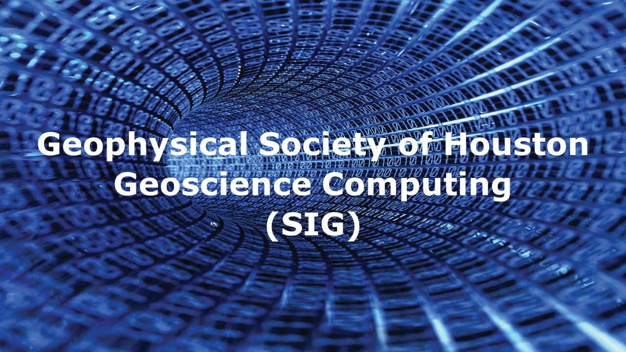 Dec 8th-Geoscience Computing SIG